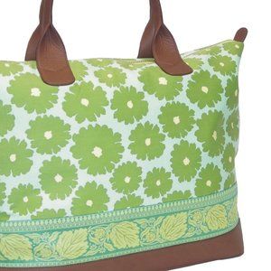 $100 off! NWT!!! AMY BUTLER Marni DuffleGreen Poppies w/Leather Trim HARD 2 FIND
